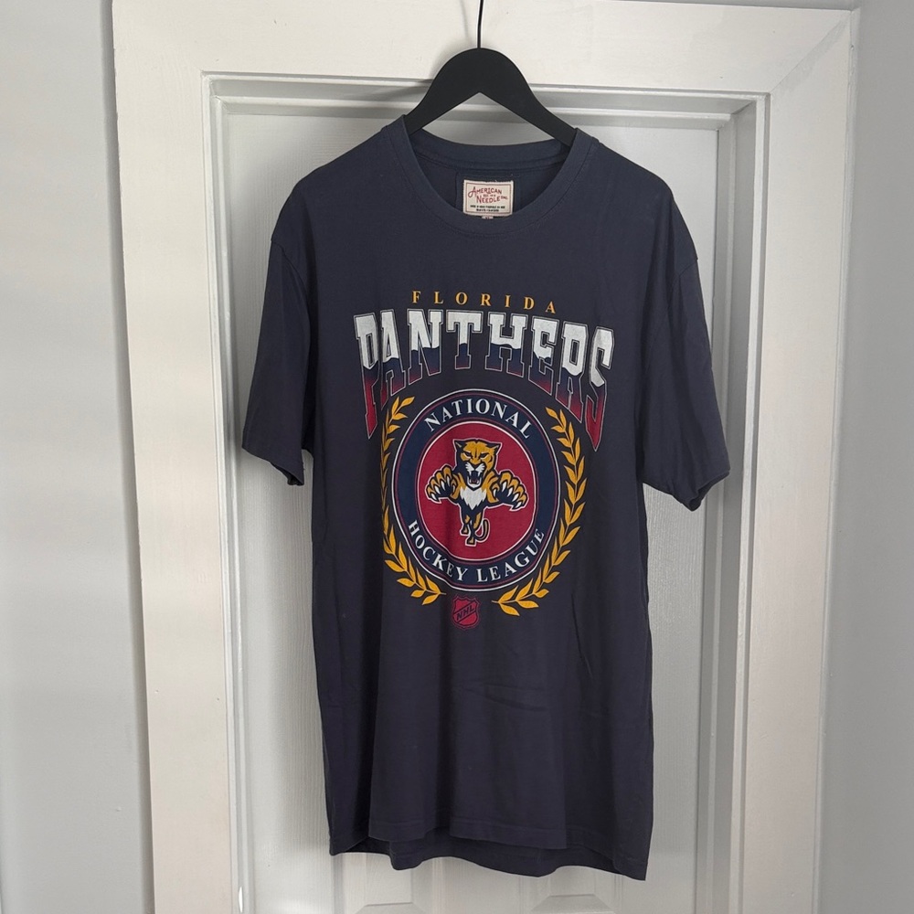 American Needle Florida Panthers Hockey Navy Tee Shirt XL